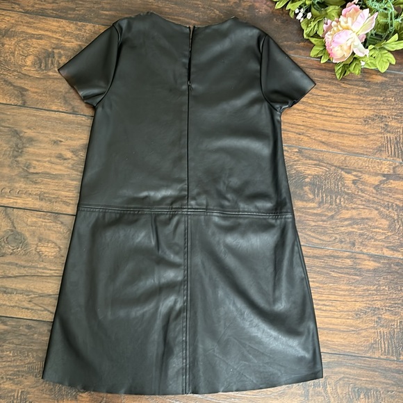 Zara Faux Leather dress size 10 - Picture 5 of 9
